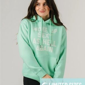 ZYIA Mint Green Hoodie NWT